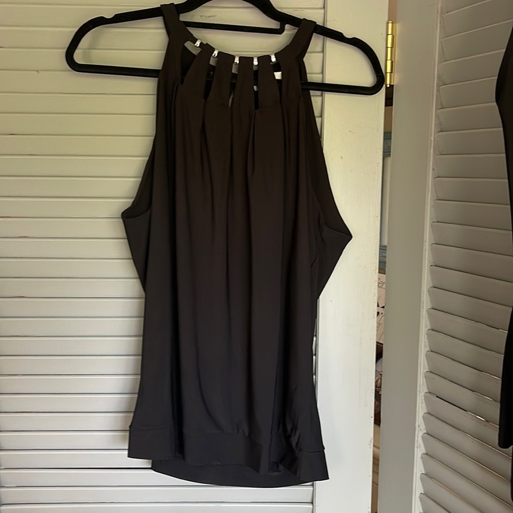 WHBM-little black sleeveless top